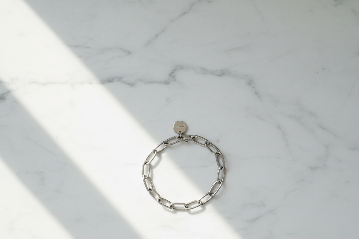 Pulseiras de Mão em Aço Inoxidável