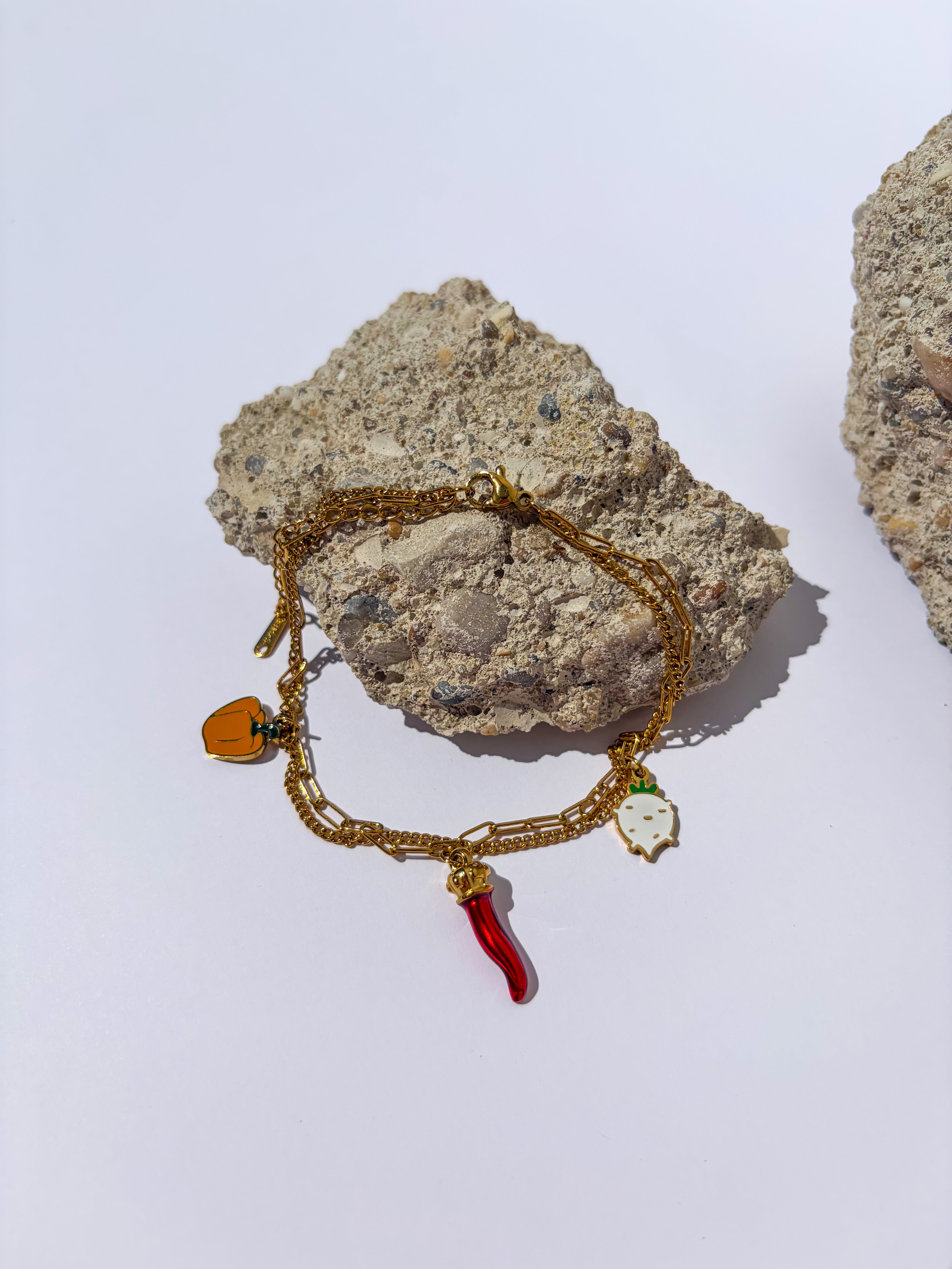 Pulseira para Pé Malagueta em Aço Inoxidável
