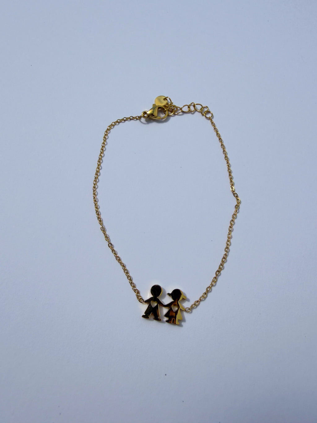 Pulseira Menino e Menina em Aço Inoxidável