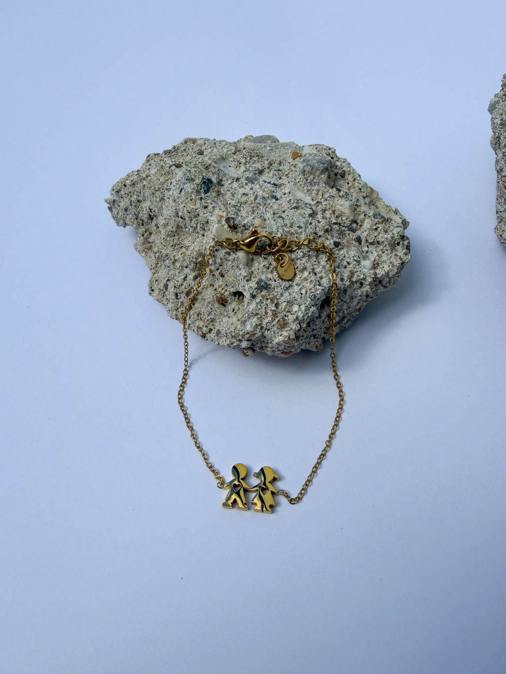 Pulseira Menino e Menina em Aço Inoxidável