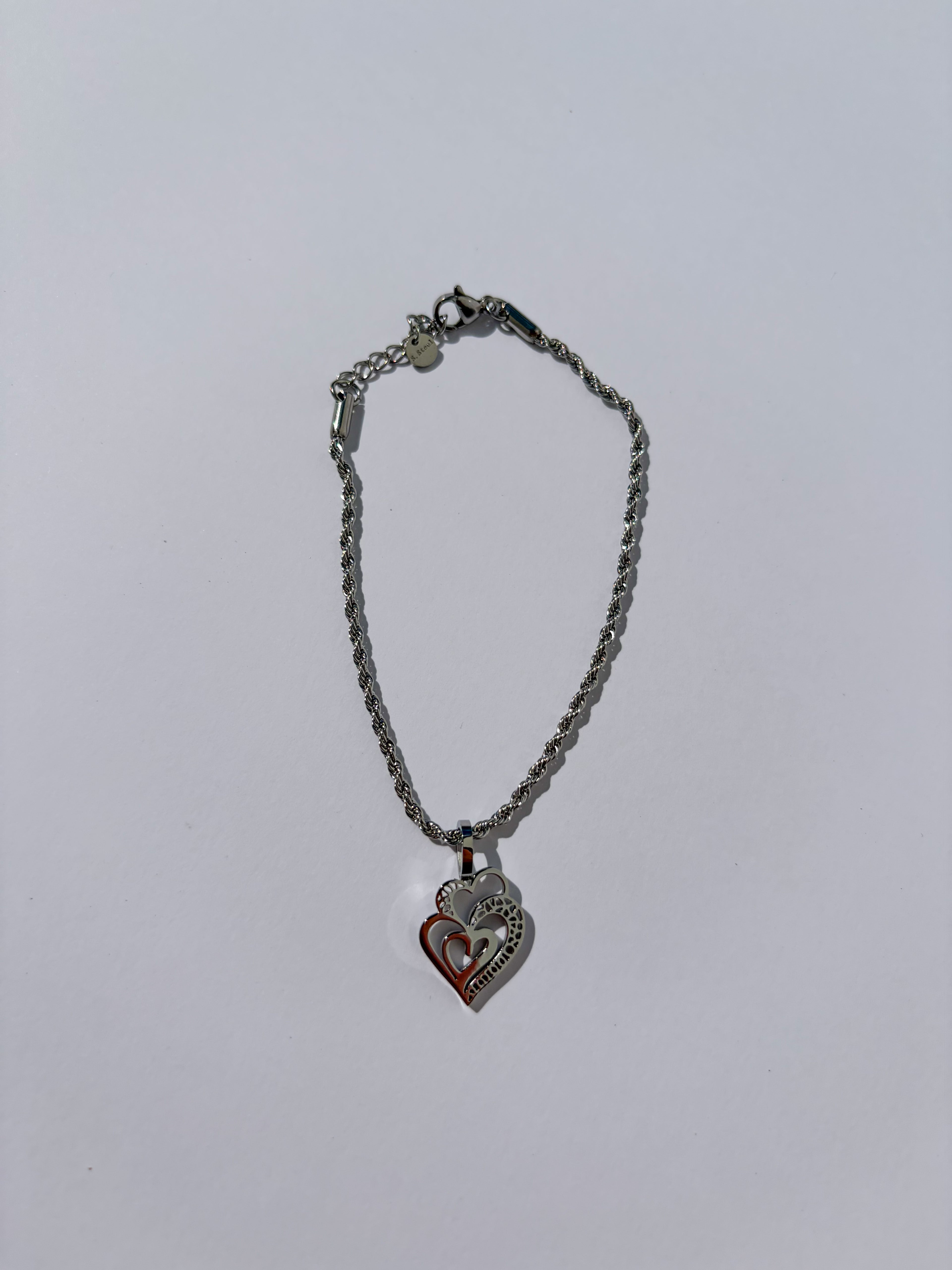 Pulseira Coração de Viana em Aço Inoxidável