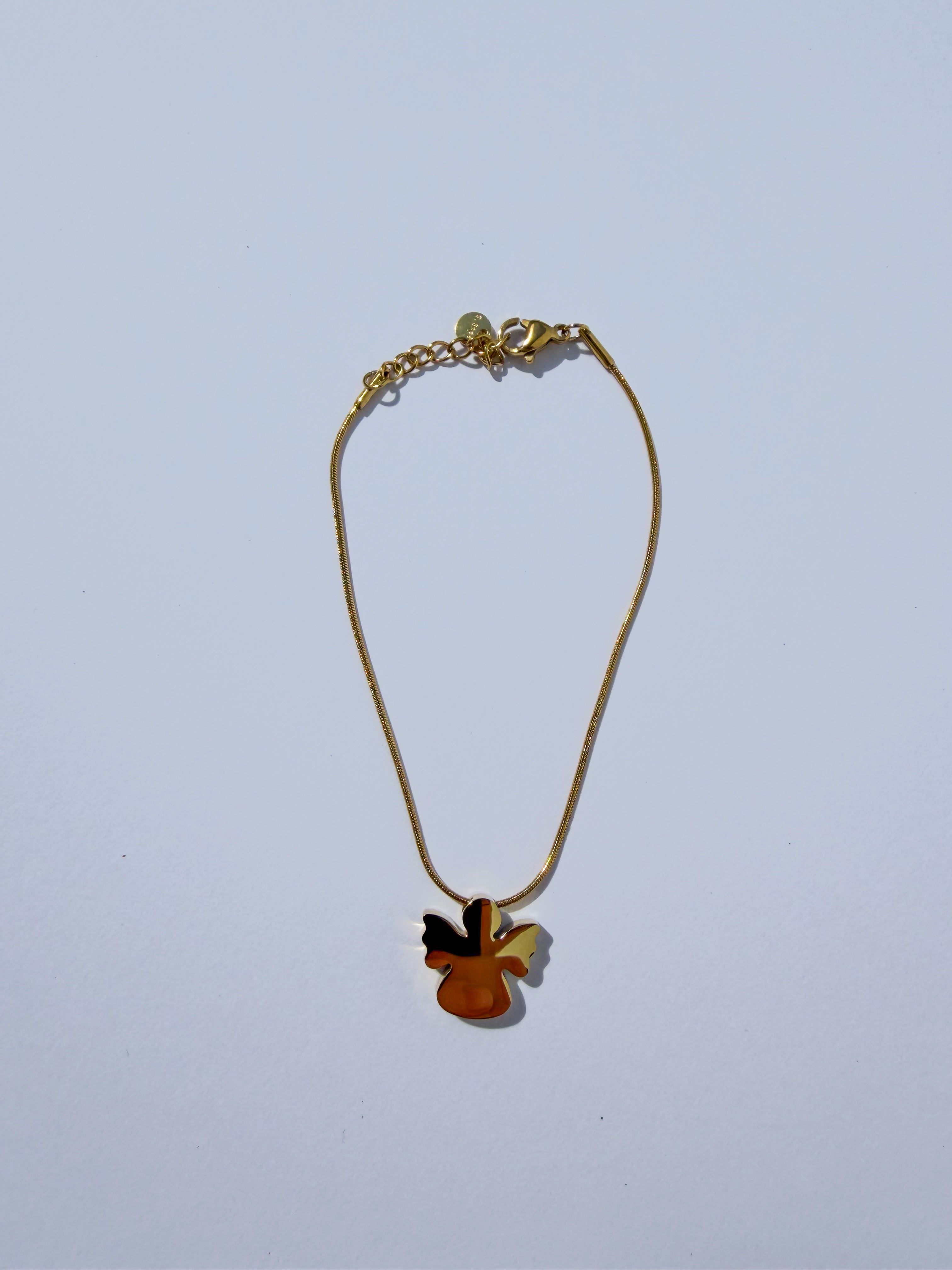 Pulseira Anjo da Guarda em Aço Inoxidável