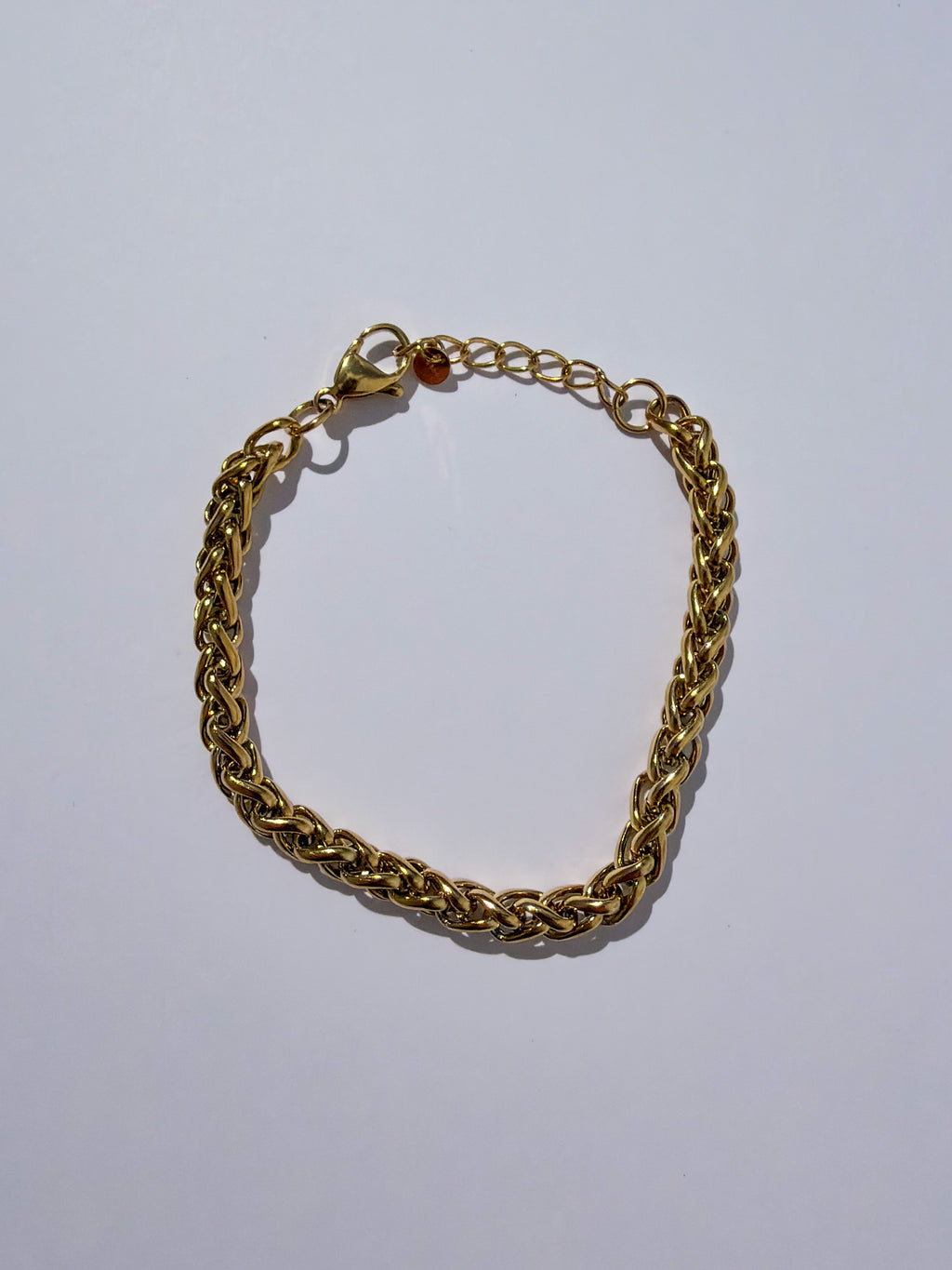 Pulseira Corrente Torcida em Aço Inoxidável